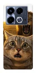 Чохол Demsky Shocked cat and lion для Infinix Note 40 4G