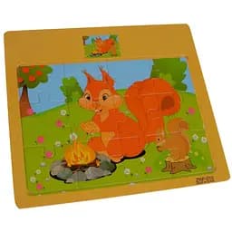 Дерев’яний пазл «Білка» IW11