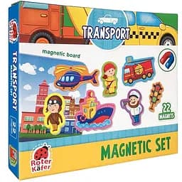 Магнитный набор Roter Kafer Транспорт с доской (RK2090-04)