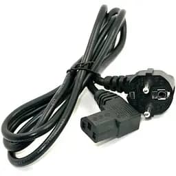 Кабель живлення Atcom для ПК кутової євровилки IEC C13 90 градусів