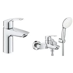 Набор смесителей для ванной Grohe Eurosmart UA123302S0, Хром