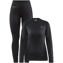 Комплект термобілизни Craft Core Dry Baselayer Set Woman Black XXL (1068-1909706 XXL 999000)