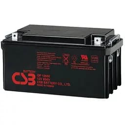 Акумуляторна батарея CSB GP12650, 12V 65Ah (350х166х174мм), Q1
