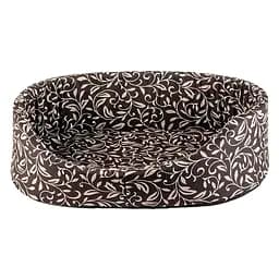 Лежак для тварин Пухнастики 54х40х13 см шоколадний (ММ-9