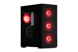 2E Gaming Корпус Virtus Neo G3301N без БП 2xUSB3.0, 1xUSB2.0, 3x140мм ARGB, 1x120мм ARGB, VGA 340мм, LCS ready, контроллер с пультом, TG Side Panel, ATX, черный