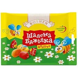 Цукерки Roshen Шалена бджілка фрутті желейна 200 г (664298)