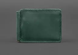 Кожаный портмоне 13.0 зажим Зеленый Crazy Horse