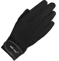 Рукавички тактичні Неопренові Mil-Tec Black 11660002 - розмір L