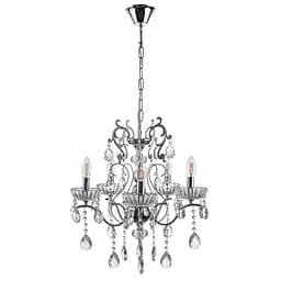 Люстра свічка Brille підвісна кришталева E14 40W (BCL-668S/5)