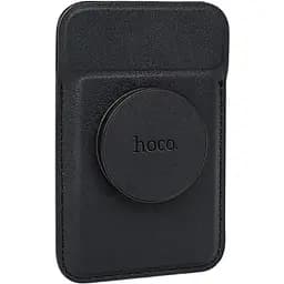 Магнитная карта держатель для телефона Hoco GT6 черный