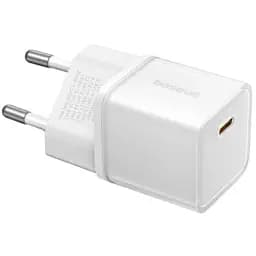 Мережевий зарядний пристрій Baseus GaN5S Fast Charger 1Type-C 30W EU P10162504213-00 White - мініатюра 4