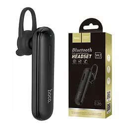 Bluetooth-гарнитура черная моно гарнитура Hoco E36 Free Sound Business