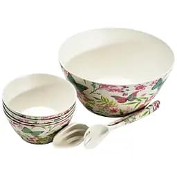 Набор салатников Lasea Lasena HH2525SET7 бамбуковые эковолокно 15 см салатники 5 шт 25 см 1 салатник 