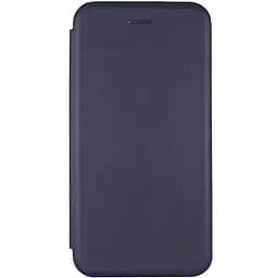 Шкіряний чохол-книжка Classy для Xiaomi Redmi 12C Темно-синій
