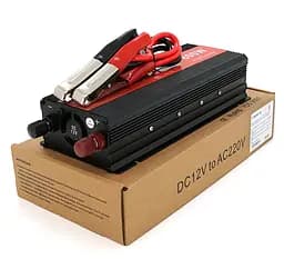 Інвертор напруги Demuda D800W 800Вт, 12/220V, approximated, розетка, клем - мініатюра 2
