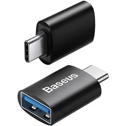 Перехідник Baseus Ingenuity Series Mini OTG Adaptor Type-C to USB-A 3.1 Black - мініатюра 2