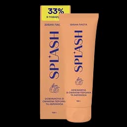 Зубна паста освіжаюча зі смаком персика та абрикоса Splash 100 г - мініатюра 3
