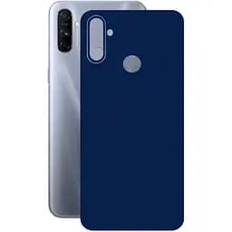 Захисна плівка StatusSKIN для Realme Narzo 20A Корпус Вініл Синій металік