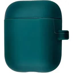 Чохол Silicone Case + Carabine для AirPods Dark Green [136757] - мініатюра 2