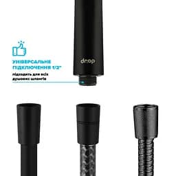 Водозберігаюча душова лійка Drop SPA3F-MULTI120BL "X-Cross" із 3 SPA потоками - Економія 42% - мініатюра 7