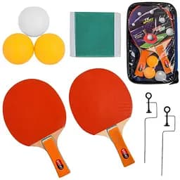 Набір ракеток для пінг-понгу із сіткою, ракетками, м’ячами, C44878