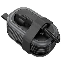 Мережевий подовжувач Hoco NS7 Sharp USB-C/USB-A Чорний - мініатюра 5