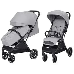 Прогулянкова коляска Carrello Nero CRL-5514  Slate Grey легка компактна з поворотними колесами