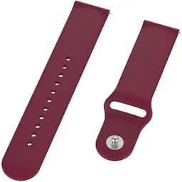 Ремінець DK CDK для Honor Watch Magic (TLS-B19) 22mm Silicone Sport Band (011909) (red wine) - мініатюра 3