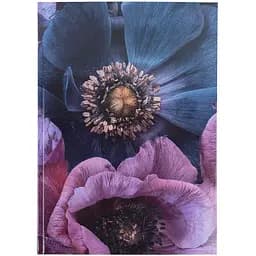 Книга записна Axent Flora A4 в клітинку 192 аркуша фіолетова (8423-25-A)