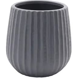 Ваза-кашпо МВМ My Home, 13 см, сіра (DH-FLOWERS-25 S GRAY)