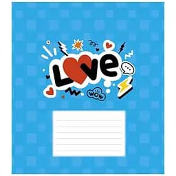 Тетрадь общая Школярик Star в клетку 12 листов 30 шт. (012-3364K)