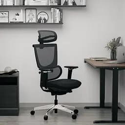 Крісло Mealux S8 Air Fabric Black ( HF-S8P F/B)  - мініатюра 5