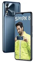 Смартфон Tecno Spark 8 KG6k 4/64GB Atlantic Blue (Global) - мініатюра 4