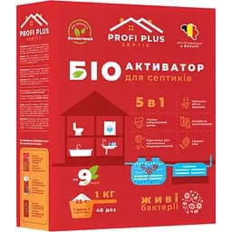 Біоактиватор для септиків Profi Plus Septic 5 в 1, 1 кг