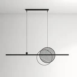 Підвісний стельовий світильник Babich Studio Mid 1500 Black (RAL 9005)