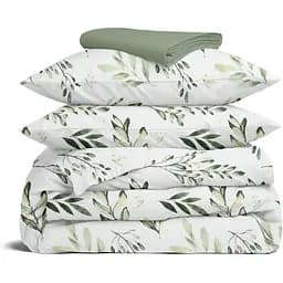 Комплект постільної білизни Cosas Olive mood CS5 Сімейний оливковий (OliveMood_El180x30-109Meditative_160x2)