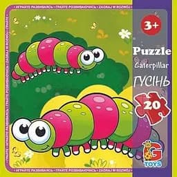 Пазлы детские Насекомые LI06, 20 элементов