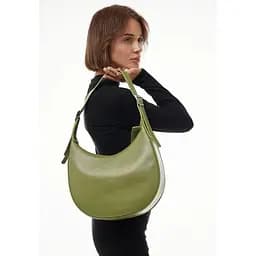 Жіноча шкіряна сумка Vivian оливковий