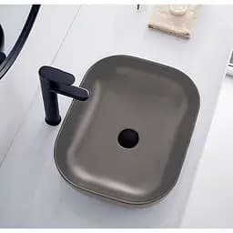 Умивальник Rea Belinda 32,5x45,5 grey (REA-U8492), Матова - мініатюра 2