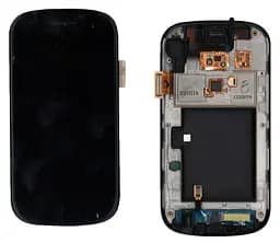 Матриця з тачскріном модуль для Samsung Nexus S I9020 чорний з рамкою