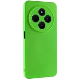 Чехол TPU GETMAN Liquid Silk Full Camera для Xiaomi Redmi 14C / Poco C75 Салатовый / Neon Green