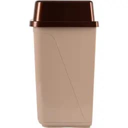 Кошик для сміття Violet House 0092 Метелик з кришкою 30 л Cappuchino (0092 Бабочка CAPPUCHINO с/кр.30) - мініатюра 2