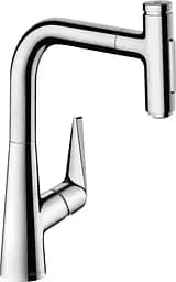 Смеситель для кухни Hansgrohe Talis 220 2jet с вытяжным изливом Sbox хром 73868000 Хром