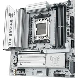 Материнська плата AM5 Asus TUF GAMING B850M-PLUS WIFI7 W, B850, 4xDDR5, Int.Video (CPU), 4xSATA3, 3xM.2, 1xPCI-E 5.0 x16, 1xPCI-E 4.0 x1, ALC1220P, Realtek 2.5Gb, WiFi 7, Bluetooth 5.4, 10xUSB 3.2 / 6xUSB 2.0, HDMI/DP, MicroATX - мініатюра 4