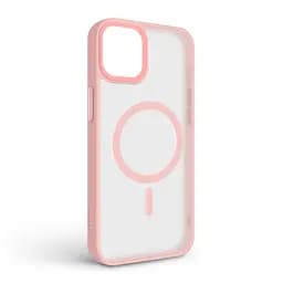 Чехол для Apple iPhone 15 Plus, Uniq MagCase, розовый, противоударный, панель-накладка с MagSafe, ударопрочный TPU+PC, с магнитом MagSafe, поддержка полноценной беспроводной зарядки, ArmorStandart (ARM75290) - мініатюра 2