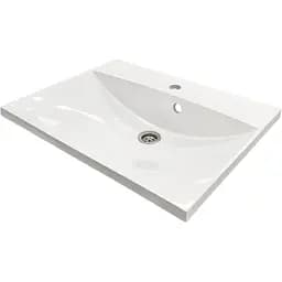 Раковина Adamant умывальник Emil искусственный камень прямоугольная