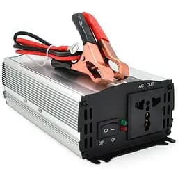 Инвертор напряжения Voltronic CJ-500Q (DC:250W), 12/220V с апроксимированной синусоидой, 1 универсальная розетка, крокодилы, BOX