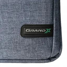 Сумка для ноутбука Grand-X 14'' SB-148 soft pocket Blue Gray (SB-148J) - мініатюра 7