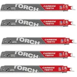 Полотно для шабельних пил TORCH CARBIDE MILWAUKEE, 230х3,1мм, (5шт), (метал)