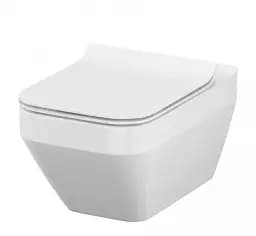 Інсталяція Cersanit AQUA 52 з кнопкою Accento Square + унітаз Crea із сидінням Slim 30412 - мініатюра 4